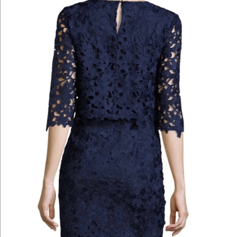 Cynthia Steffens Half-sleeve Popover Lace Dress - Picture 6 of 9